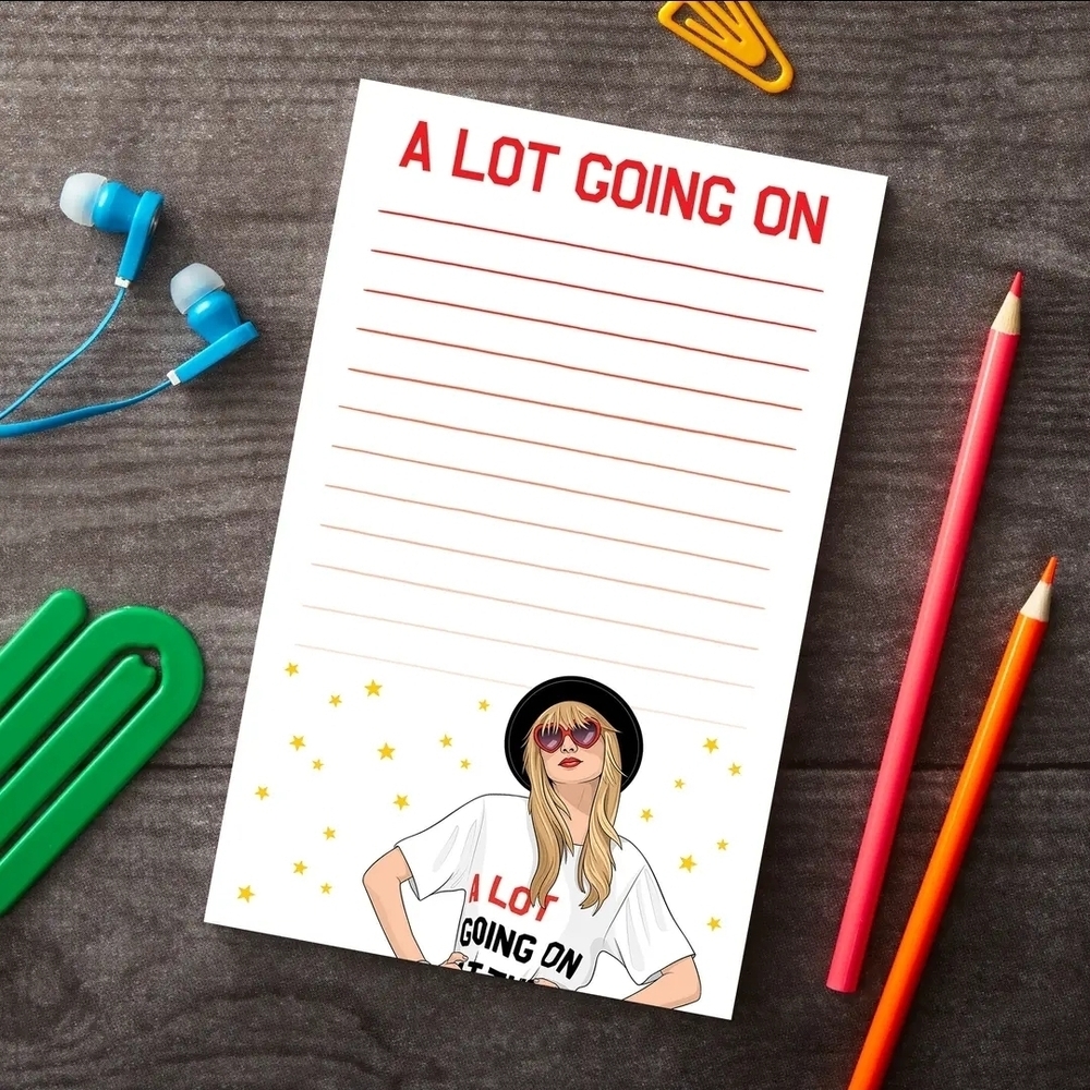 A Lot Going On Notepad
